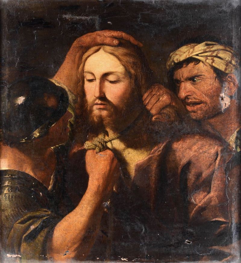 Lionello Spada (1576-1622), attribuito a Cattura di Cristo  - Asta Dipinti Antichi - Cambi Casa d'Aste