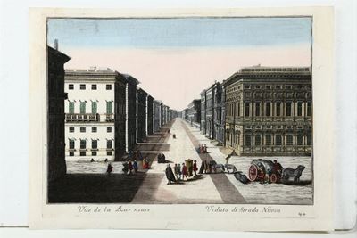 Anonimogenova. Vedute Ottiche a Colori. Francia (parigi?) Secolo XVIII