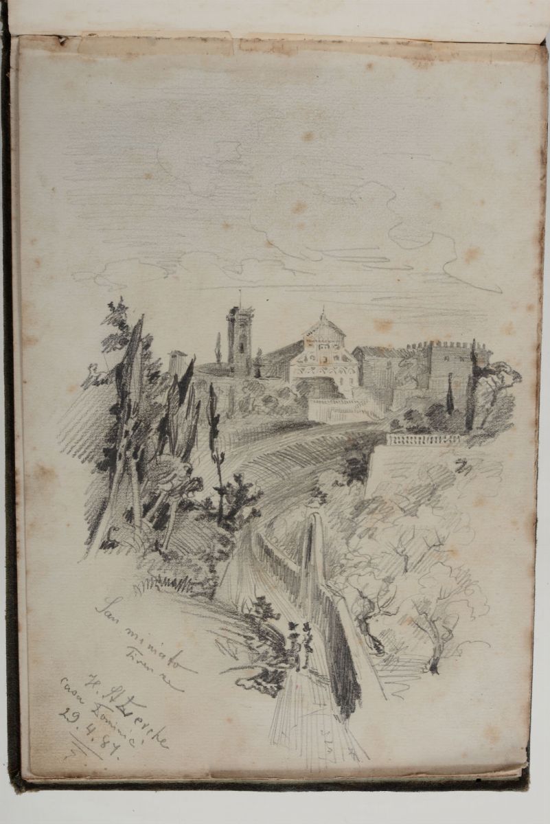 Album di Viaggio del sec.XIX.album di Disegni del sec.XIX.