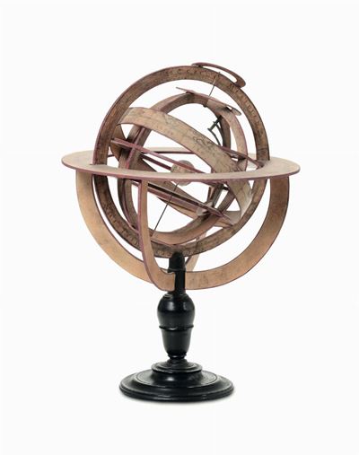 Sfera Armillare del Sistema Tolemaico Tipo Delamarche, Francia XIX Secolo