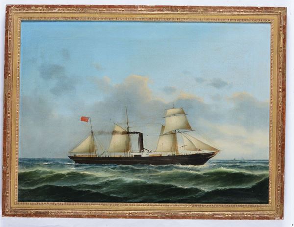 H. Petersen & Holm Ritratto della SS Metropolitan in navigazione