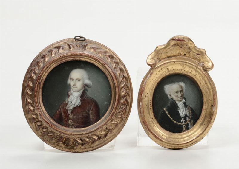 Lotto di due miniature diverse  - Auction Works of Art Timed Auction - IV - Cambi Casa d'Aste