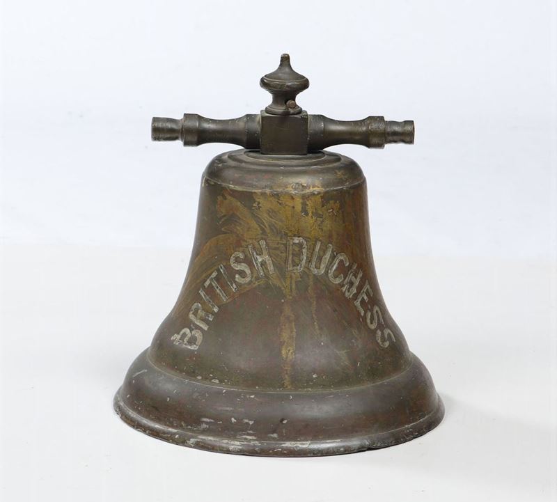 Campana in bronzo della British Duchess  - Auction Maritime Art and Scientific Instruments - II - Cambi Casa d'Aste
