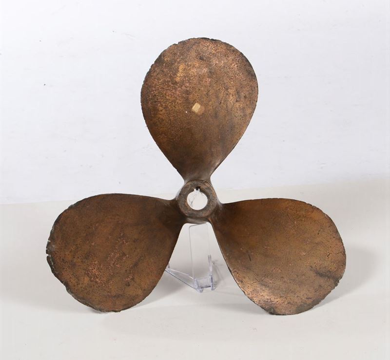 Elica in bronzo a tre pali  - Auction Maritime Art and Scientific Instruments - II - Cambi Casa d'Aste