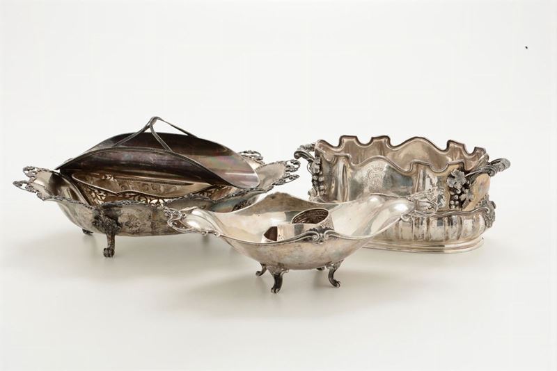 Lotto di oggetti in argento, XX secolo  - Auction Fine Art - I - Cambi Casa d'Aste
