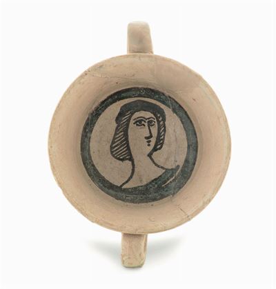 Tazza Biansata Alto Lazio, Probabilmente Orvieto, Fine del XIV Secolo