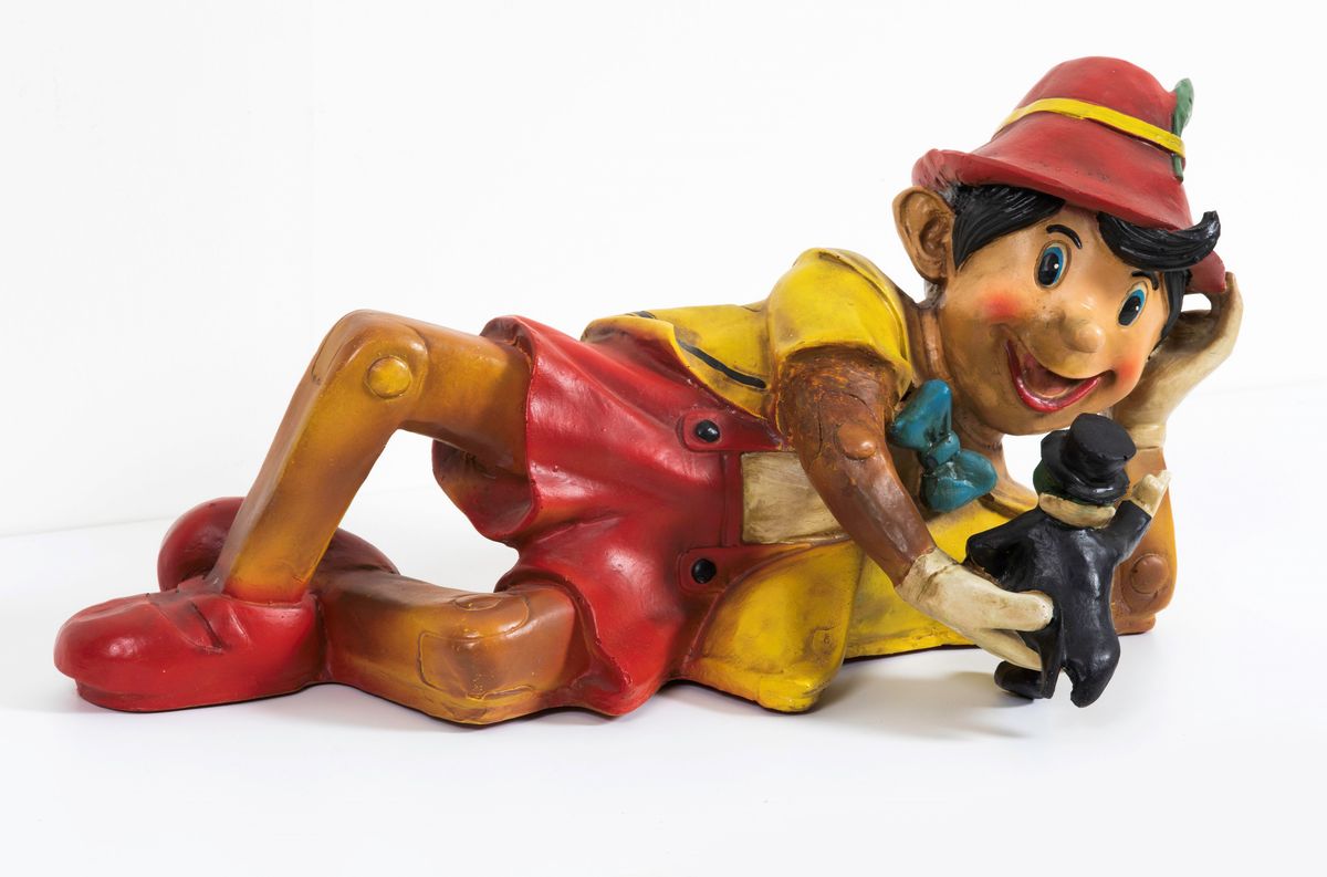 Pinocchio con Grillo Parlante '70/'80