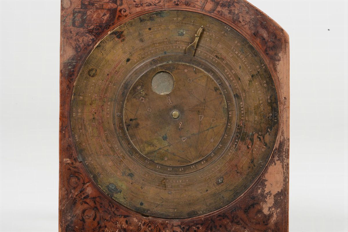 Stefano Buonsignori, Firenze, 1573. Quadrante Orario (orologio Solare) Firmato: “stephan B. (onsi...