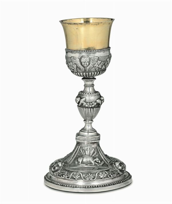 A silver goblet, Genoa, late 19th century
