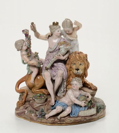 Gruppo Allegorico Meissen, Verso la Fine del XIX Secolo