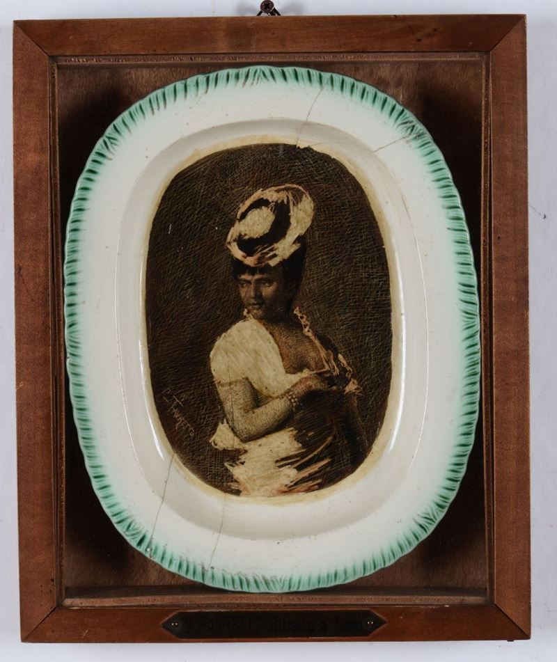 Giacomo Favretto (1849-1887) Ritratto di giovane donna  - Auction Paintings and Drawings Timed Auction - I - Cambi Casa d'Aste