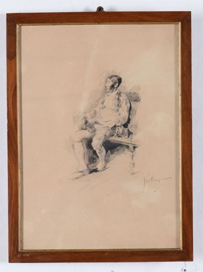 Marià Fortuny i Marsal (1838 - 1874), Attr.il Torero Seduto