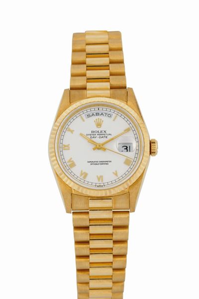 Rolex, Oyster Perpetual, Day-date, Superlative Chronometer, Officially Certified, Cassa No. L3720...