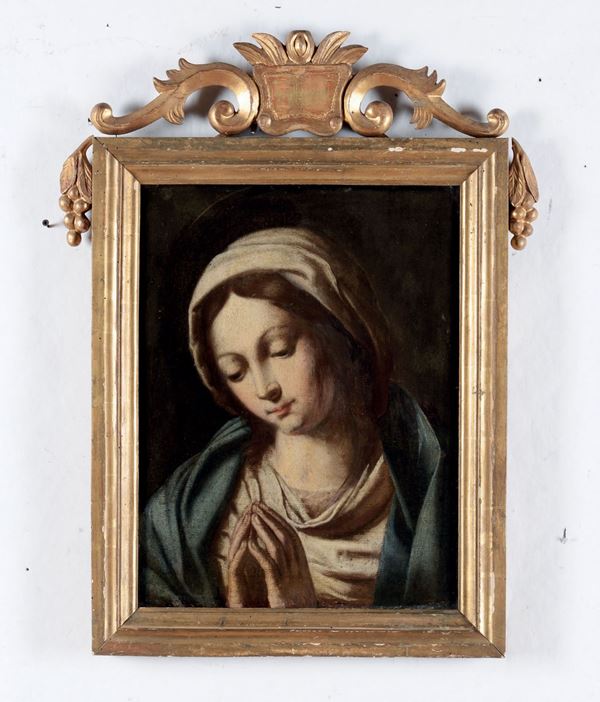 Giovan Battista Salvi detto il Sassoferrato (Sassoferrato 1609 - Roma 1685), copia da, XVIII secolo Vergine orante