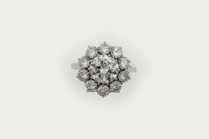 Circular brilliant-cut diamond weighing 2.14 carats  - Auction Fine Jewels - Cambi Casa d'Aste