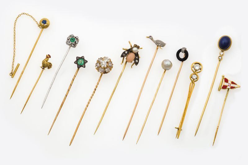 Group of twelve stickpins  - Auction Fine Jewels  - Cambi Casa d'Aste
