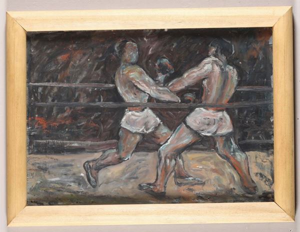 Cesare Andreoni (1903-1961) Boxe, 1948