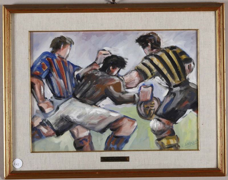 Cesare Andreoni (1903-1961) Football, 1935  - Auction 20th Century Arts - Cambi Casa d'Aste