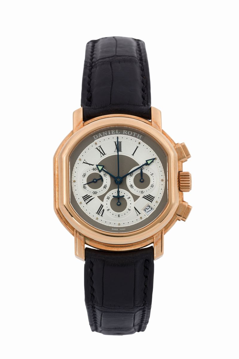 Daniel Roth, Chronograph Automatic, No. 24, Ref. 5247. Orologio da Polso, Cronografo, Impermeabil...