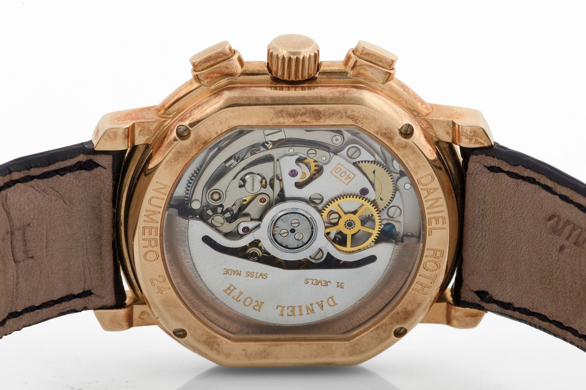 Daniel Roth, Chronograph Automatic, No. 24, Ref. 5247. Orologio da Polso, Cronografo, Impermeabil...