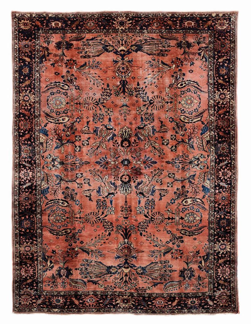 Tappeto Lilian Sarouk Persia inizio XX secolo  - Auction Antique Carpets - Cambi Casa d'Aste