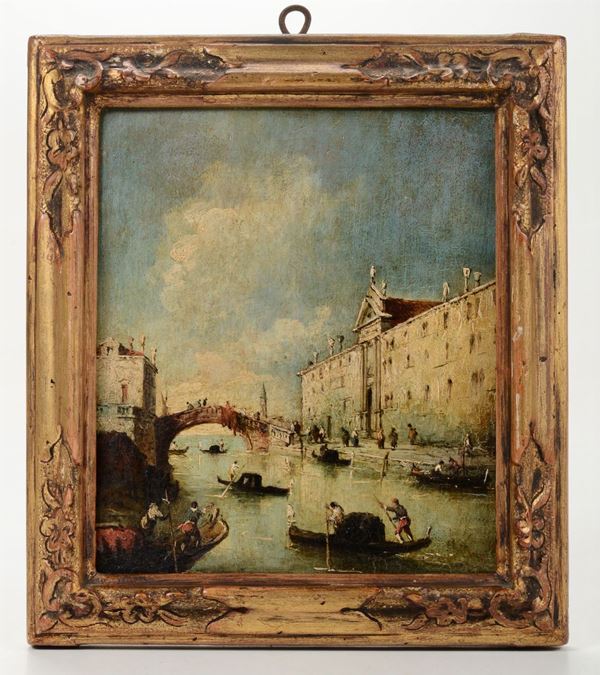 Anonimo del XIX secolo Veduta di Venezia