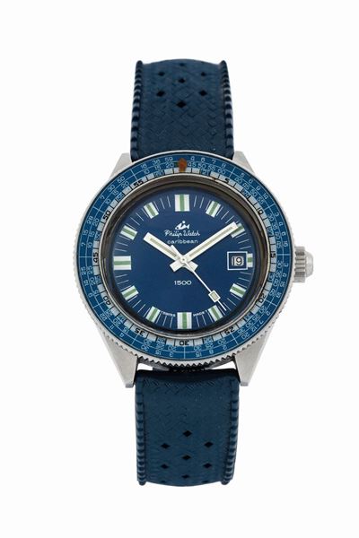 Philip Watch, Caribbean, 1500, Ref. 18350/68. Orologio da Polso, in Acciaio, Impermeabile con Dat...