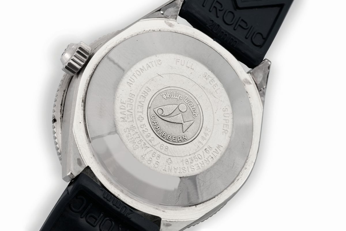 Philip Watch, Caribbean, 1500, Ref. 18350/68. Orologio da Polso, in Acciaio, Impermeabile con Dat...