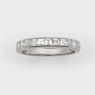 Square-cut diamond ring  - Auction Fine Jewels - Cambi Casa d'Aste