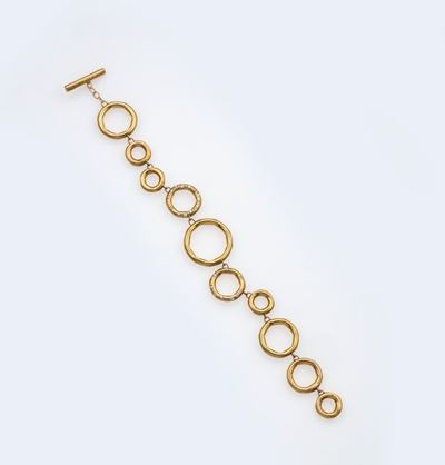 Calgaro. Bracciale con Piccoli Diamanti