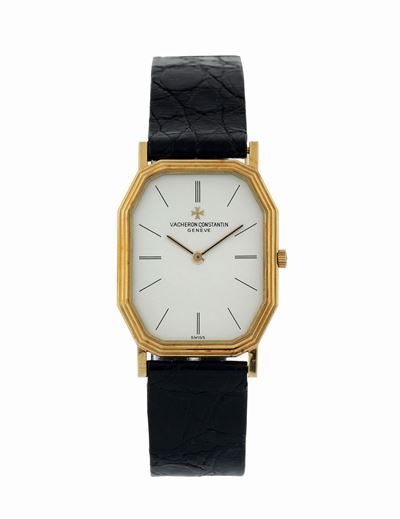 Vacheron&constantin, Geneve, Cassa No. 574734. Orologio da Polso, di Forma Ottagonale in Oro Gial...