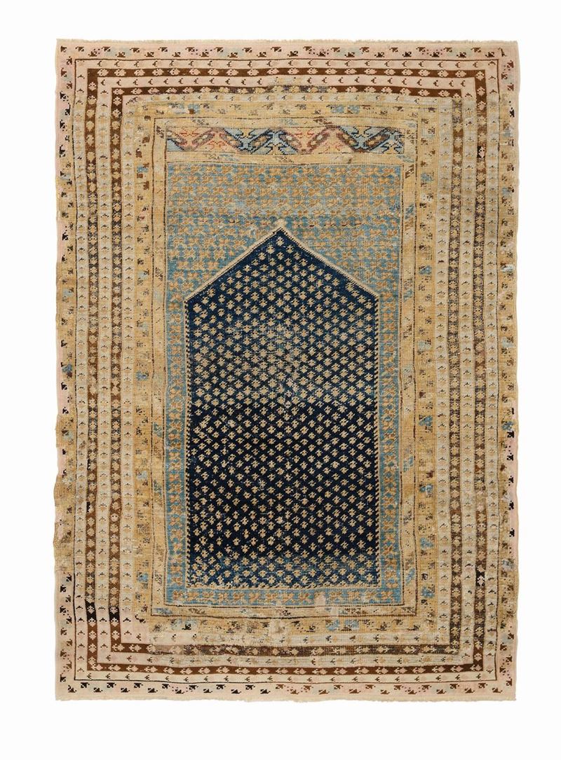 preghiera Ghiordes, Anatolia fine XIX inizio XX secolo  - Auction Antique Carpets - Cambi Casa d'Aste