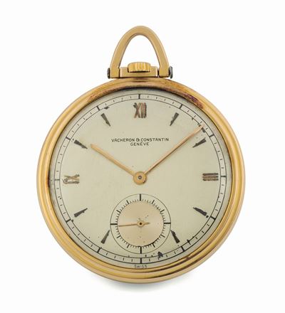 Vacheron Constantin, Geneve, Movimento No. 439816, Cassa No. 299064. Orologio da Tasca, in Oro Gi...