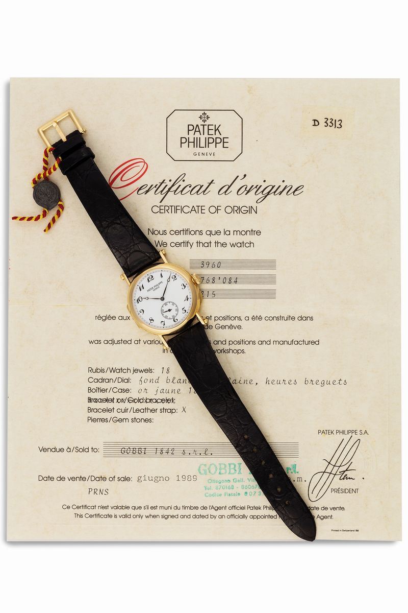 PATEK PHILIPPE, Gèneve Officier.  - Auction Watches and pocket watches - Cambi Casa d'Aste