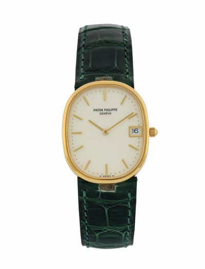 Patek Philippe, Geneve, Golden Ellipse, Movimento No. 1581379, Ref. 3788. Orologio da Polso, di F...