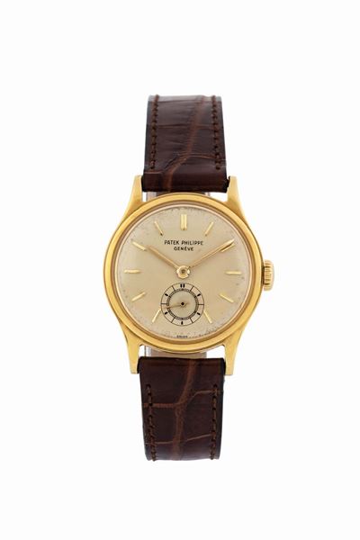 Patek Philippe, Geneve, No. Cassa No.680842, Ref. 2451. Orologio da Polso, in Oro Giallo 18k con ...