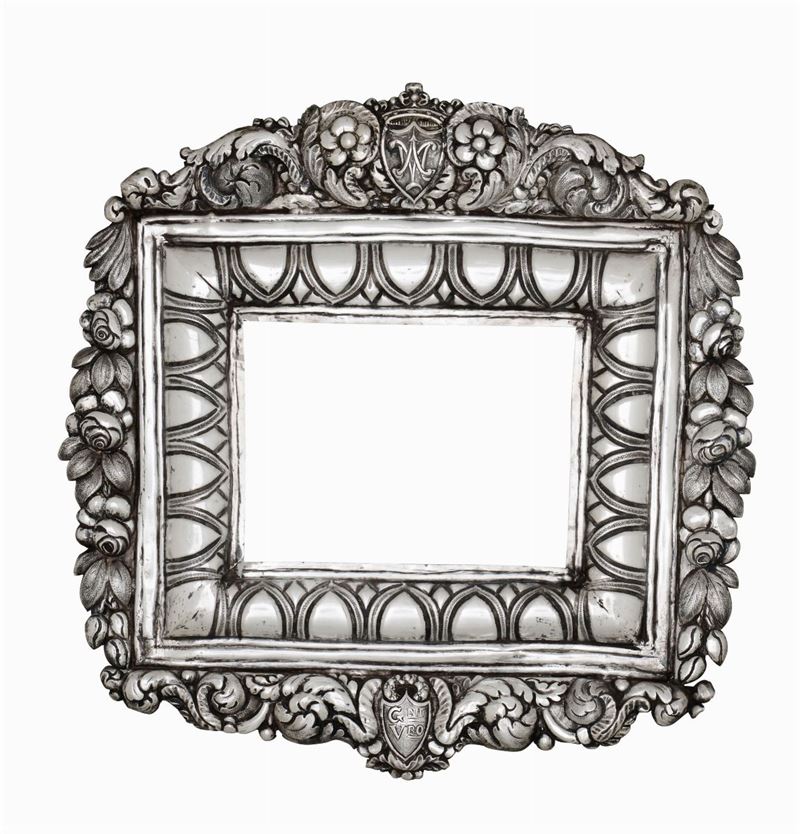 A frame, Genoa, second quarter of the 1600s  - Auction Collectors' Silvers - Cambi Casa d'Aste