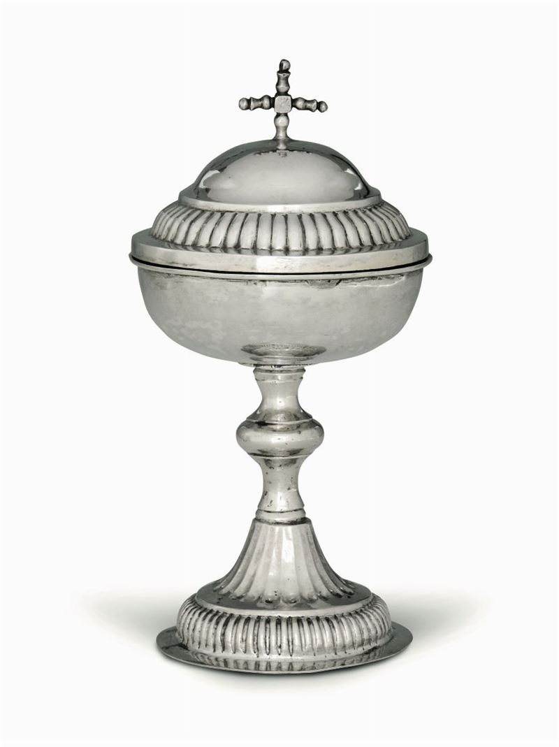A small ciborium, Genoa (?), 19th century  - Auction Collectors' Silvers - Cambi Casa d'Aste