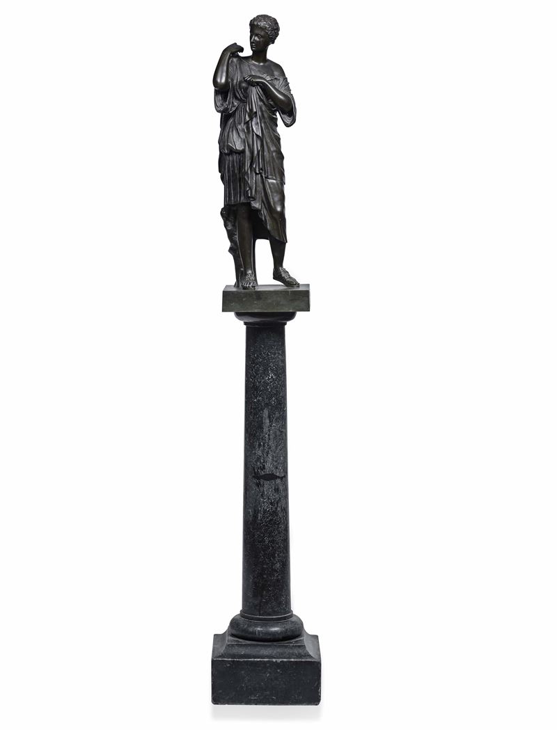 Fonditore francese del XIX-XX secolo Artemide (Diana di Gabi)  - Auction 19th and 20th Century Sculpture - Cambi Casa d'Aste