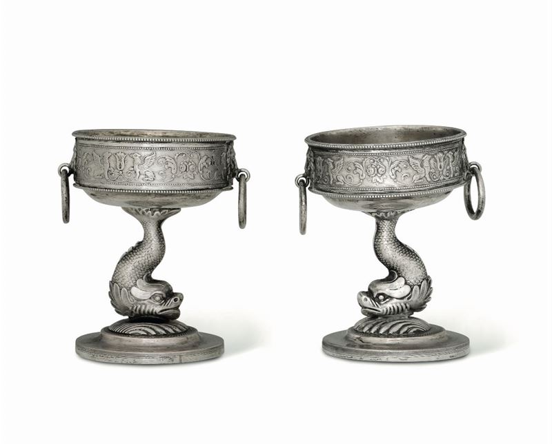 Two saltshakers, Germany, Berlin (?), early 1900s  - Auction Collectors' Silvers - Cambi Casa d'Aste