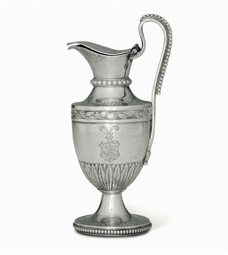 Versatoio in argento fuso, sbalzato e cesellato. Vienna 1795  - Asta Argenti da Collezione - Cambi Casa d'Aste