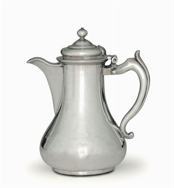 A silver coffee pot, Venice, 18th century