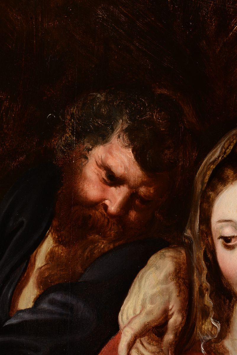 Pietro Paolo Rubens (siegen 1577 - Anversa 1640), Attribuito Asacra Famiglia, 1602-1606
