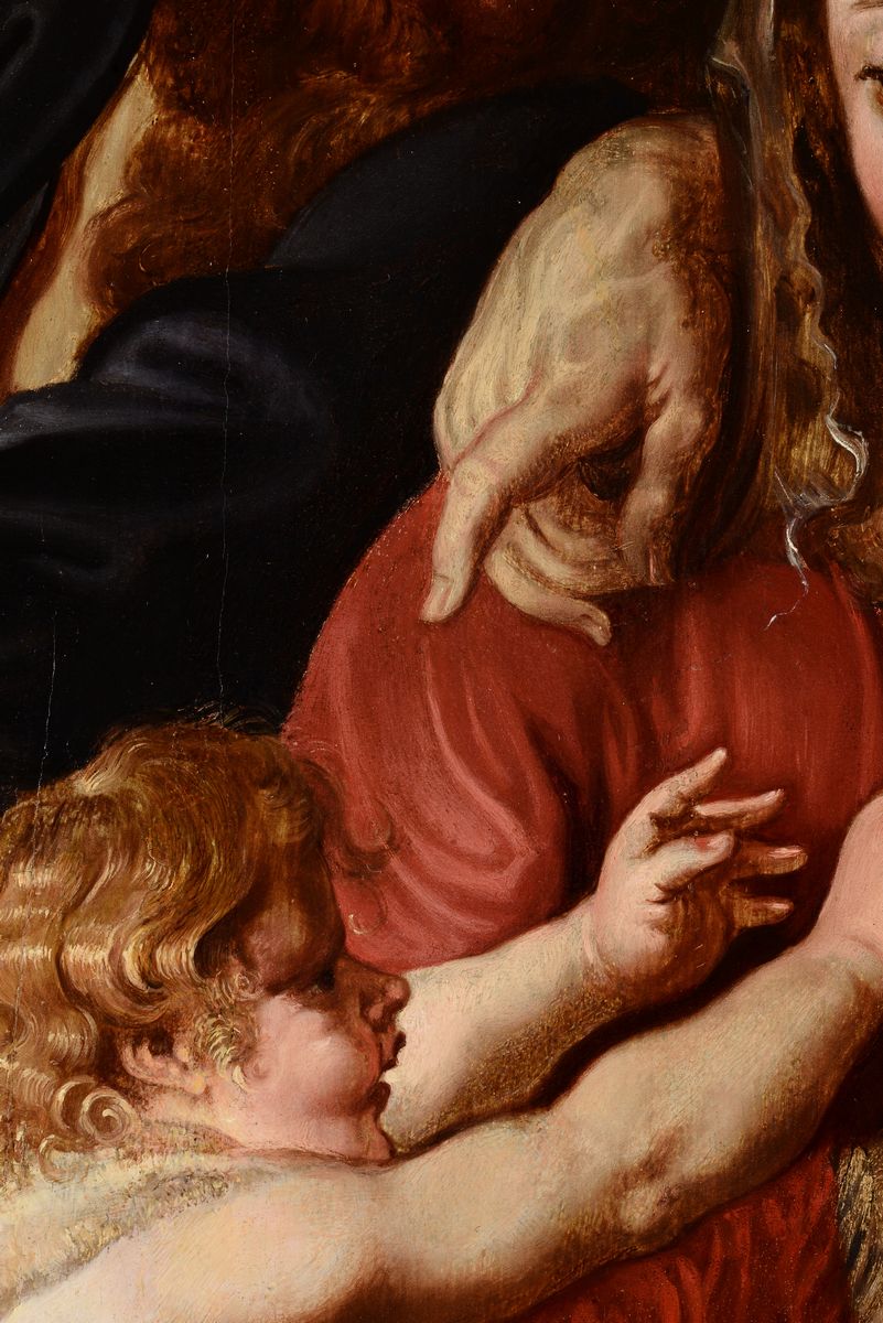 Pietro Paolo Rubens (siegen 1577 - Anversa 1640), Attribuito Asacra Famiglia, 1602-1606