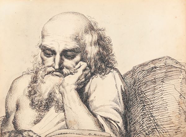 Luigi Sabatelli (1772-1850) Filosofo in lettura