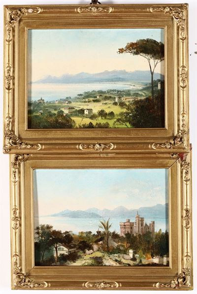 Franz Ludwig Catel (1778-1856)vedute Costiere