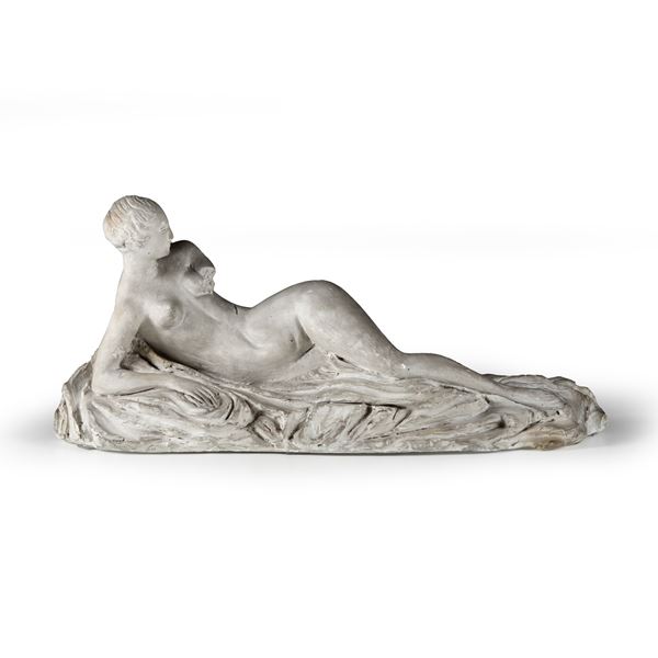 Scultura in gesso raffigurante nudo femminile. XX secolo