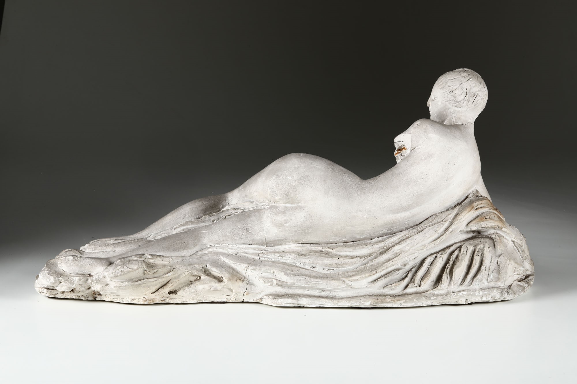 Scultura in gesso raffigurante nudo femminile, XX secolo