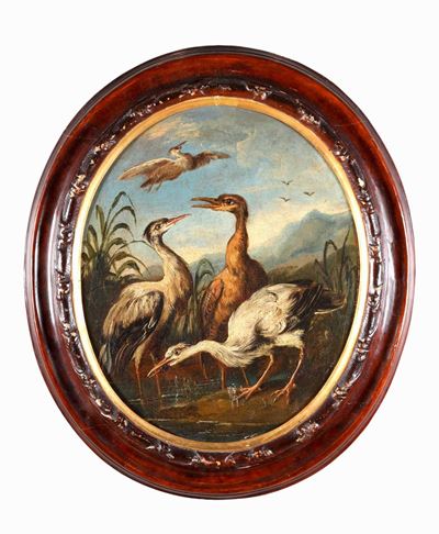 Angelo Maria Crivelli Detto il Crivellone (milano ?-1730 Circa), Scuola Digru tra i Canneti