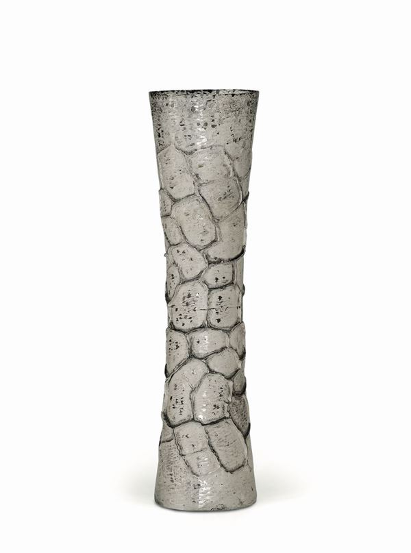 A silver vase, Italy, 20th century